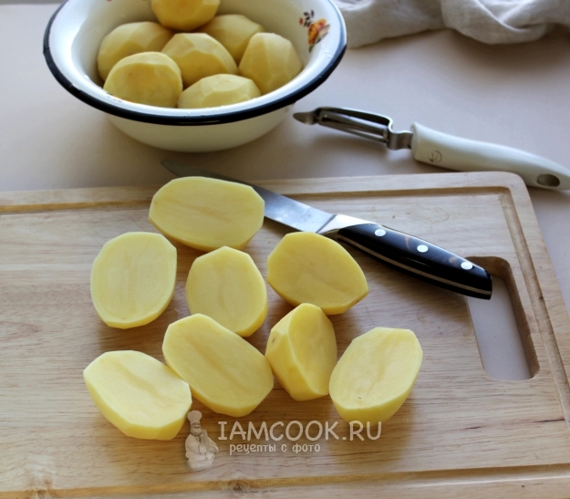 Порезать картофель