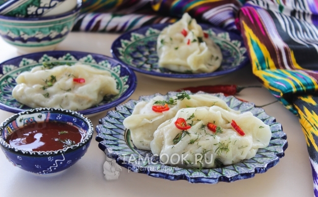 Фото постных мантов с картошкой