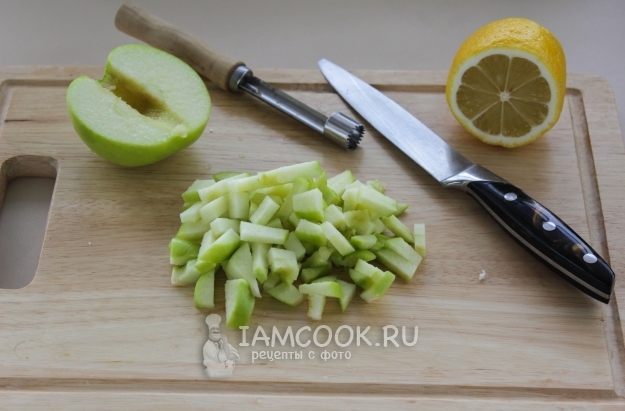 Порезать яблоко