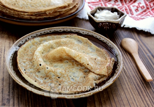 Готовые бархатные блинчики