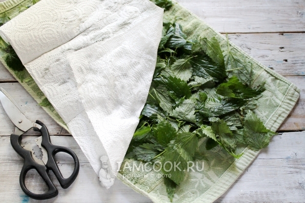 Промокнуть бумажным полотенцем