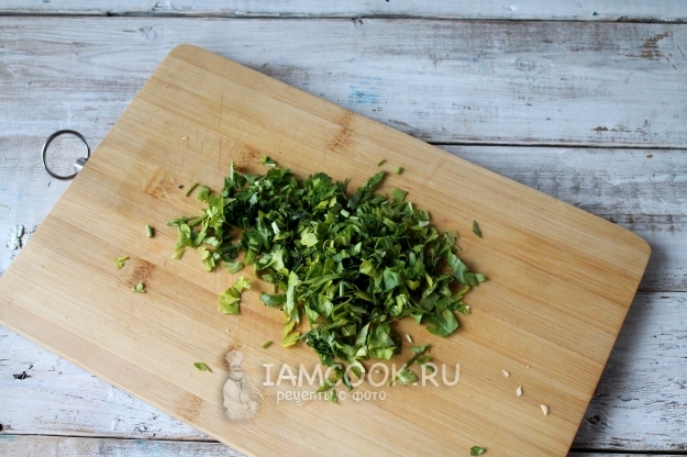 Порезать зелень