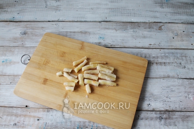 Порезать фасоль