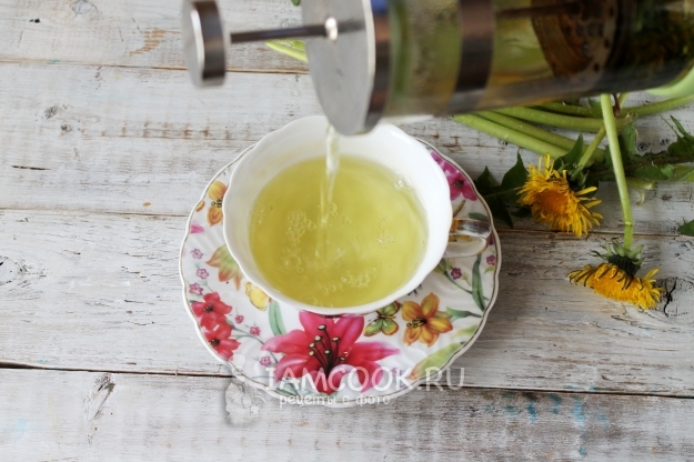 Рецепт чая из одуванчиков