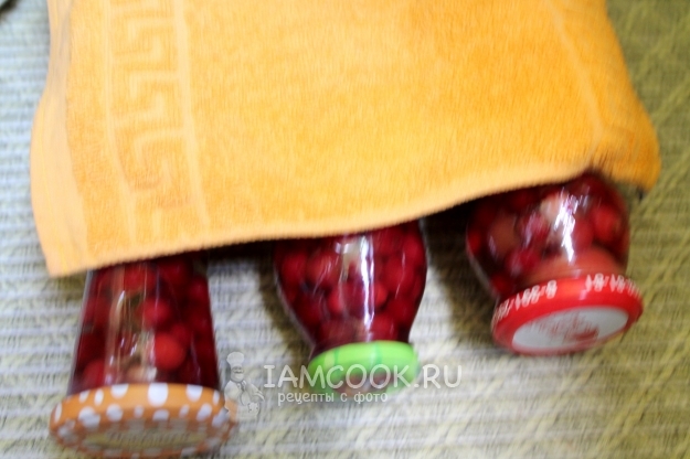 Фото компота из ранеток и вишни на зиму