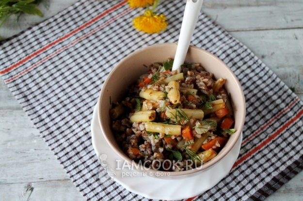 Рецепт гречки со стручковой фасолью