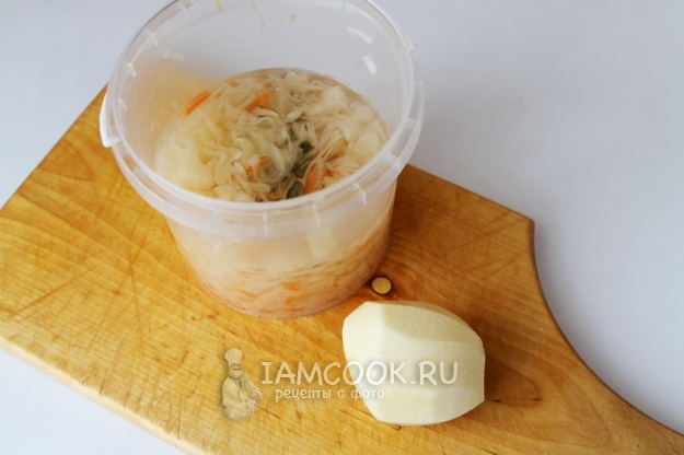 Промыть капусту