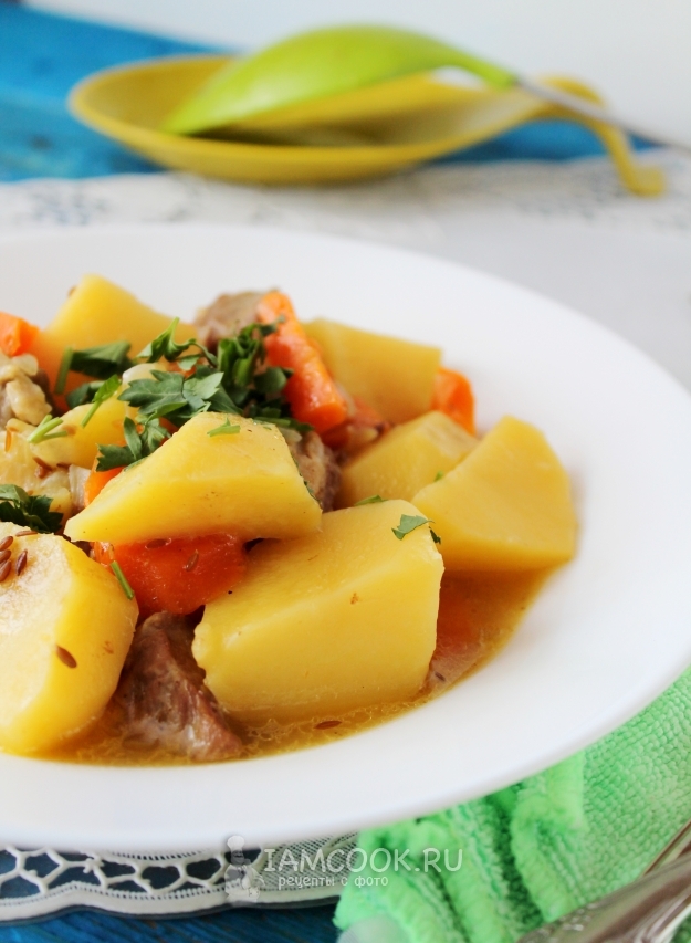 Готовое блюдо куырдак