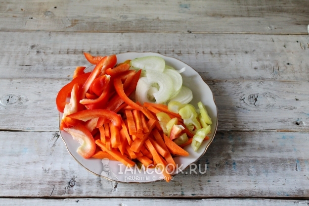 Порезать овощи