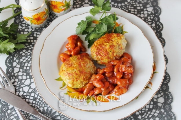 Фото куриных котлет в пароварке