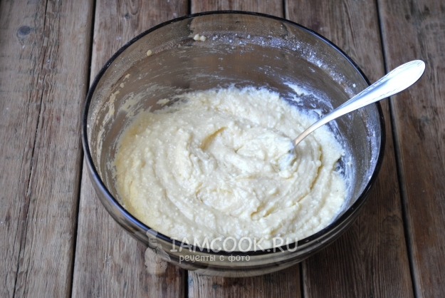 Размешать тесто