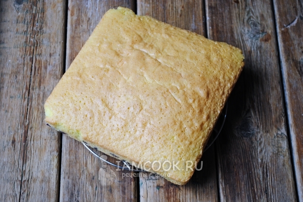 Фото бисквитного пирога с черникой