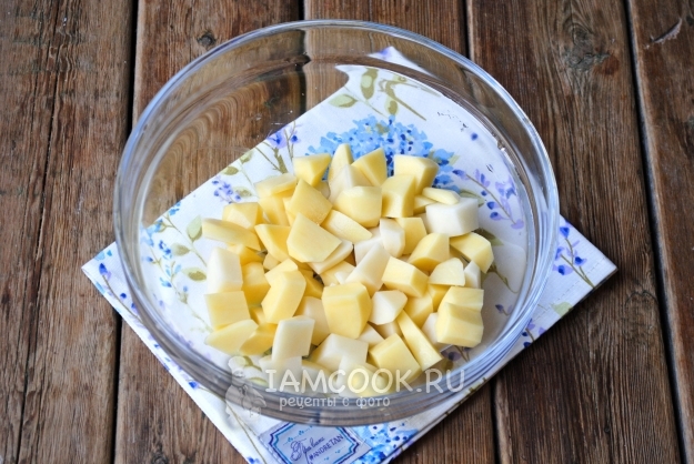 Порезать картофель