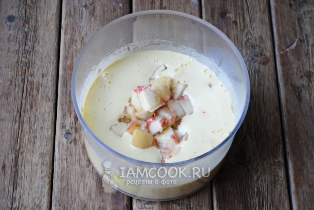 Положить персики