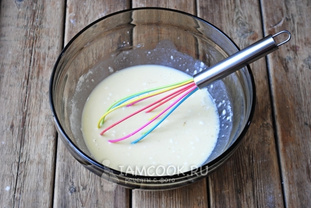 Размешать тесто