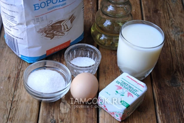 Ингредиенты для теста