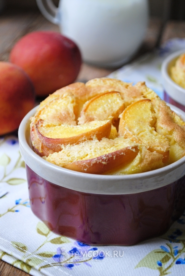 Рецепт клафути с персиками