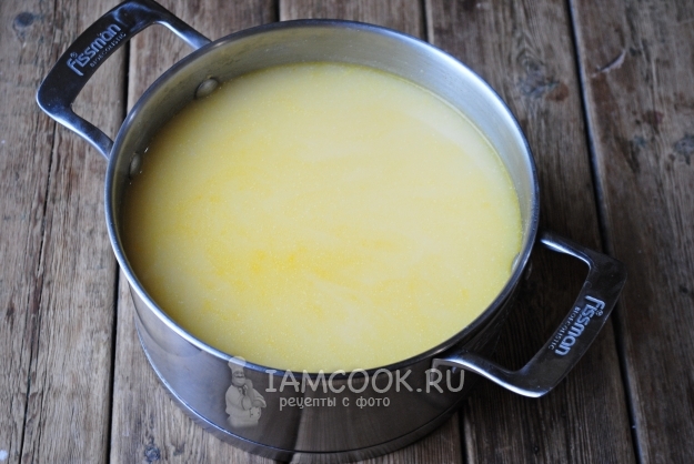 Рецепт горохового супа с плавленым сыром