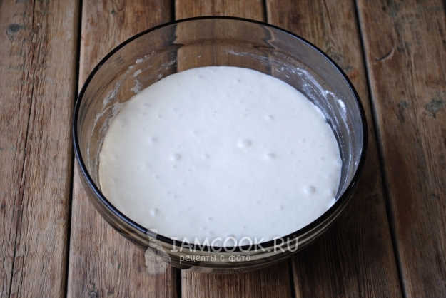 Поставить тесто в теплое место