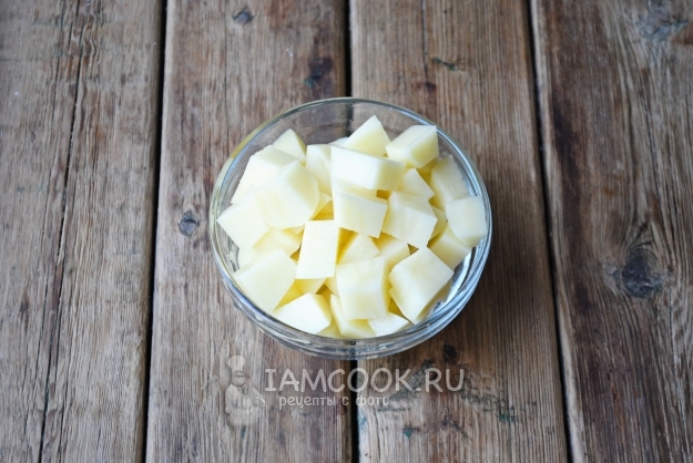 Порезать картофель