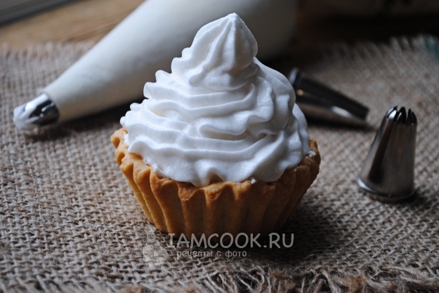 Фото заварного белкового крема с агар-агаром