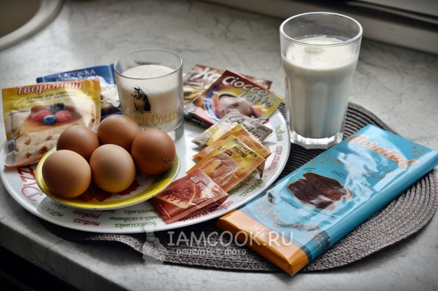 Ингредиенты для бисквита