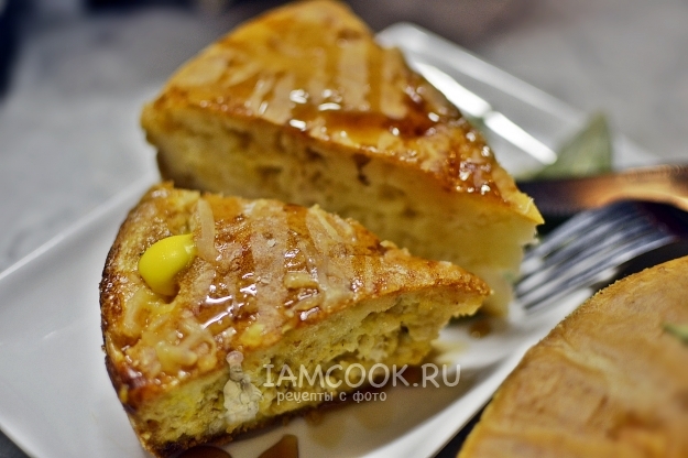 Фото заливного пирога «Сырный соблазн»