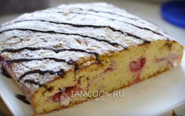 Рецепт пирога «Клубничный рай»