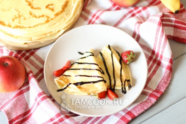 Рецепт блинов на детской смеси