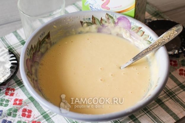 Размешать тесто