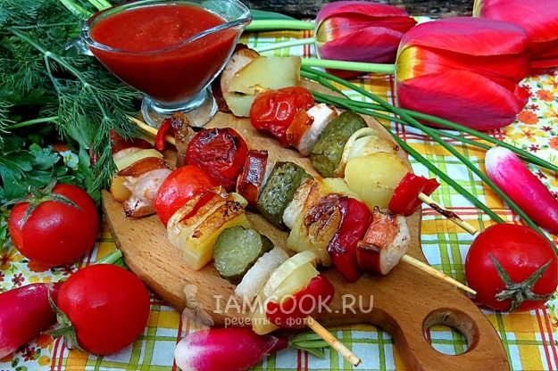 Вкусный студенческий шашлык на сковороде