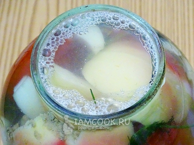 Влить рассол