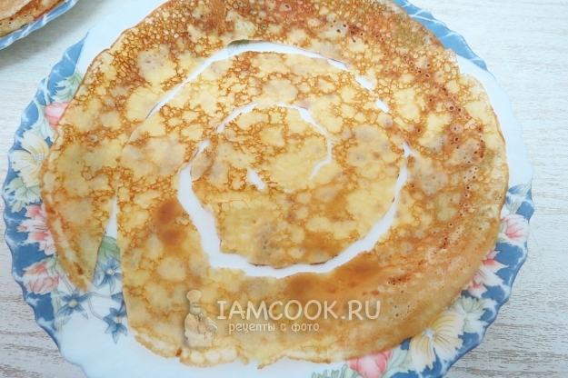 Порезать блин по спирали