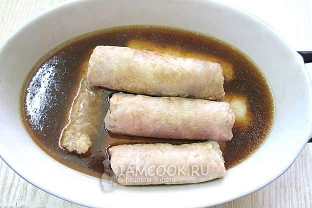 Влить грибной отвар