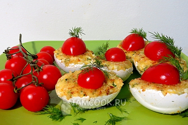 Готовые яйца, жаренные в скорлупе (Jajka smazone w skorupkach)