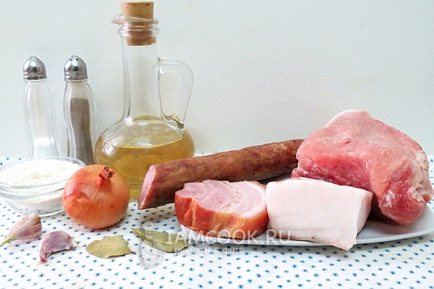 Ингредиенты для мочанки с блинами