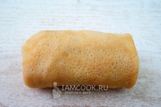 Сложить блин конвертиком