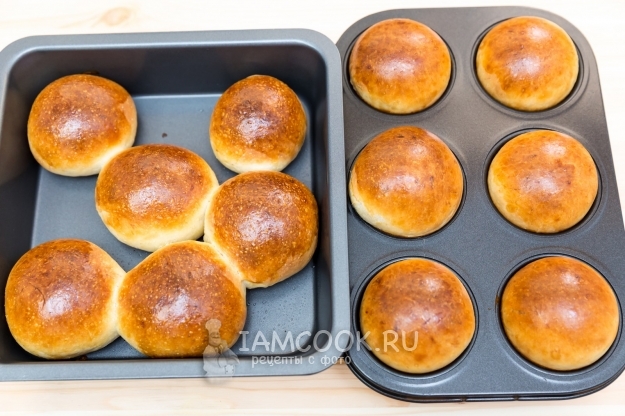 Фото порционного бананового хлеба на сухих дрожжах