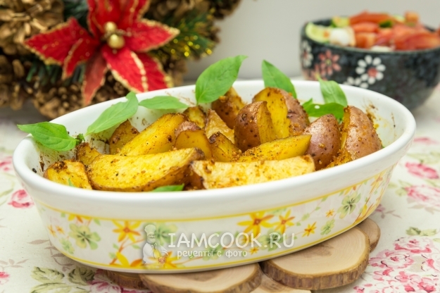 Рецепт картофеля, запеченного с лимонной цедрой