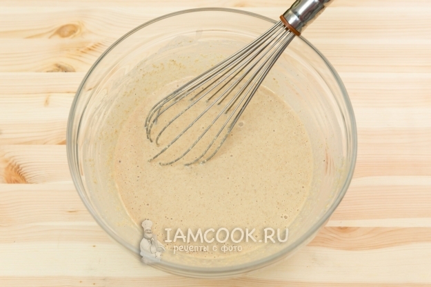 Размешать тесто