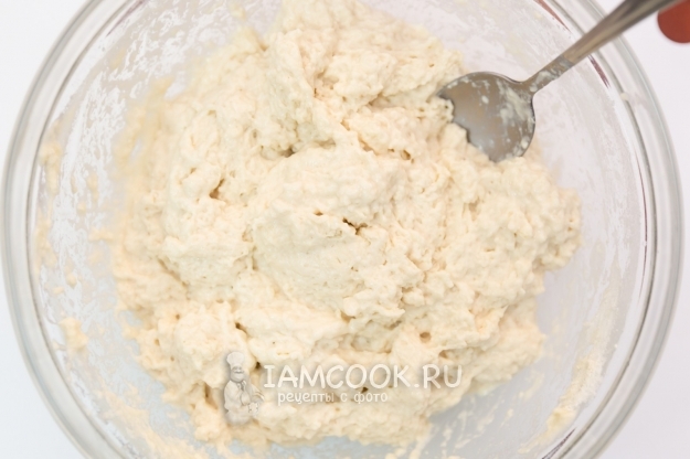 Размешать тесто