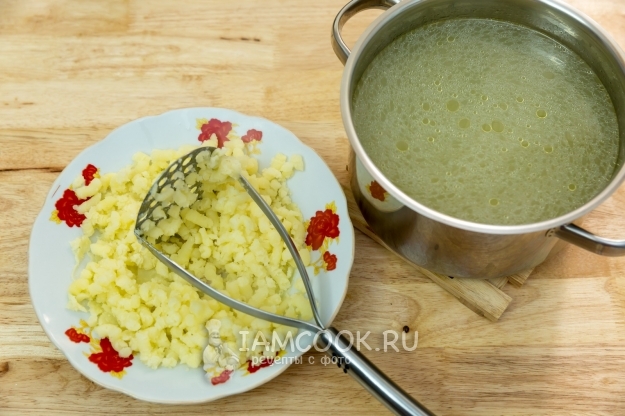 Потолочь картофель