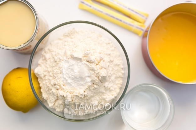 Ингредиенты для кексов на сгущенке без яиц