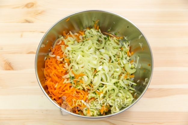 Измельчить овощи