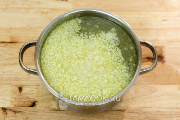 Добавить капусту и пшено