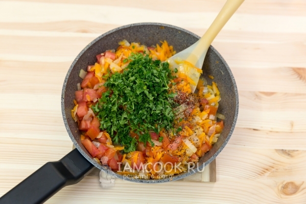 Жарим овощи и зелень