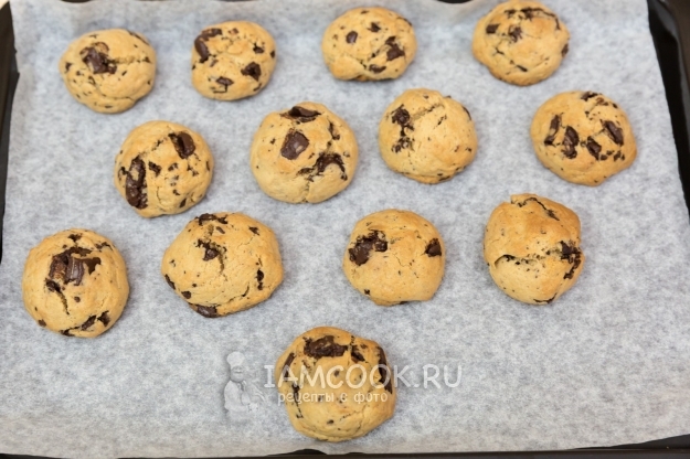 Рецепт печенья с коричневым сахаром и шоколадом