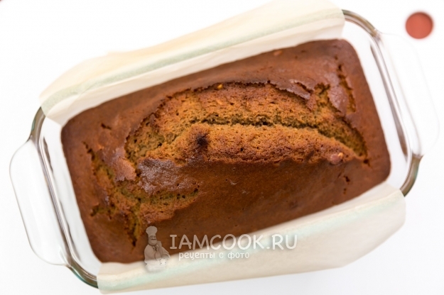 Рецепт кофейного кекса с корицей и орехами