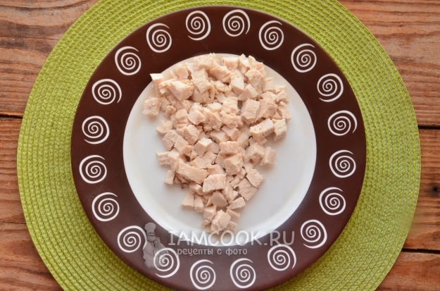 Порезать куриное филе