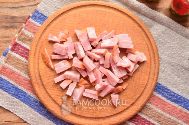 Порезать ветчину